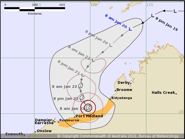 Tropical Cyclone Lincoln made landfall yesterday near Qld-NT border