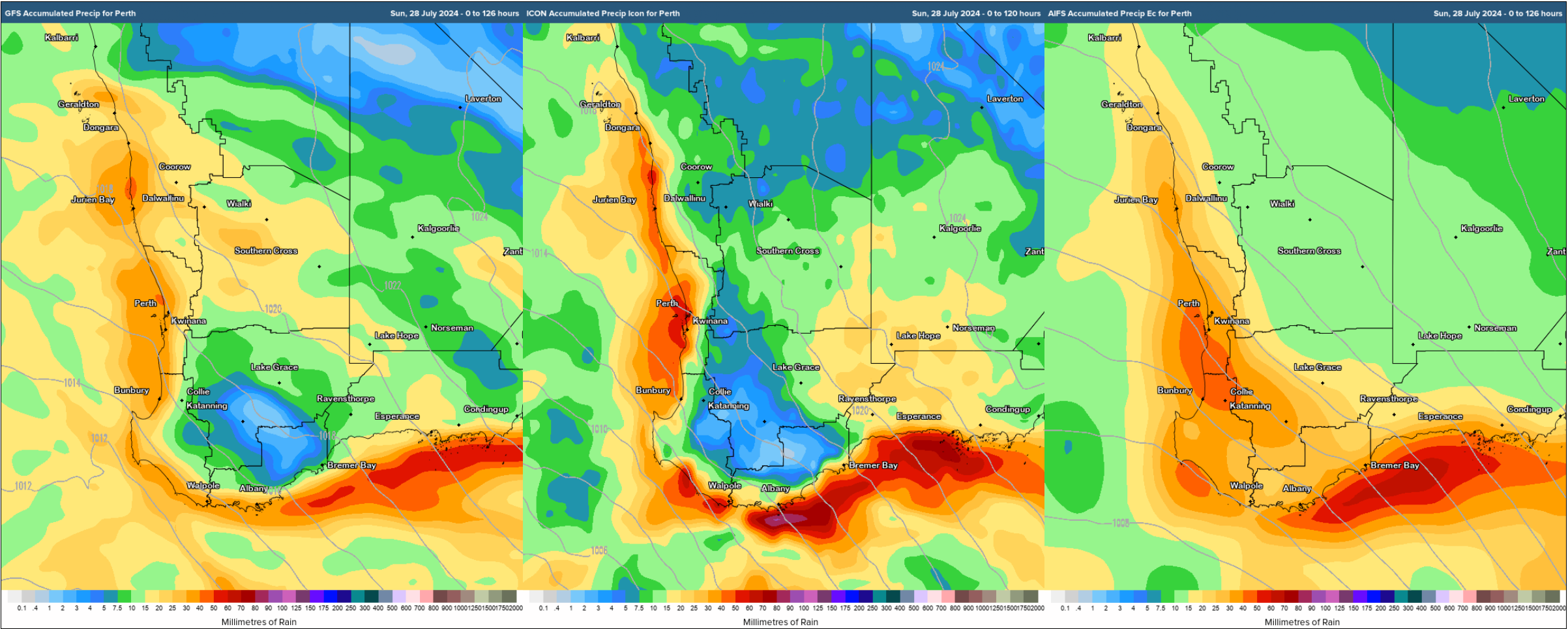 forecast rain